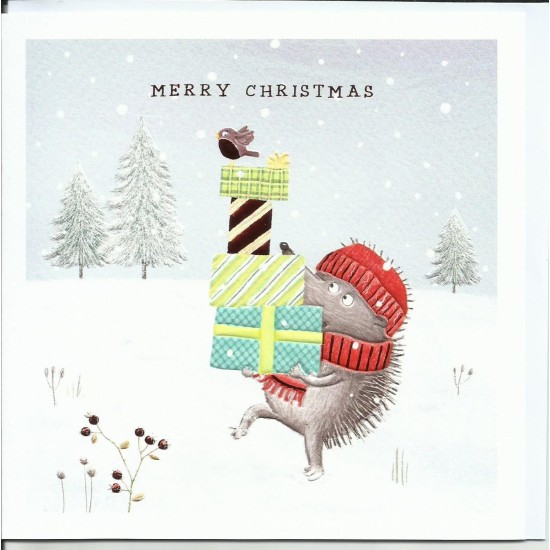 SGILKS Charity Christmas Card Pack - Hedgehog Presents (DELIVERY TO EU ONLY)