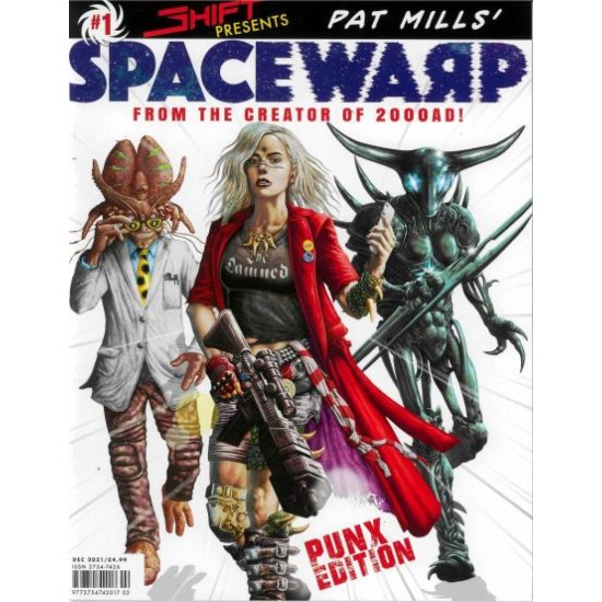 Spacewarp Punx Edition - Pat Mills (includes Signed Bookplate) DELIVERY TO EU ONLY