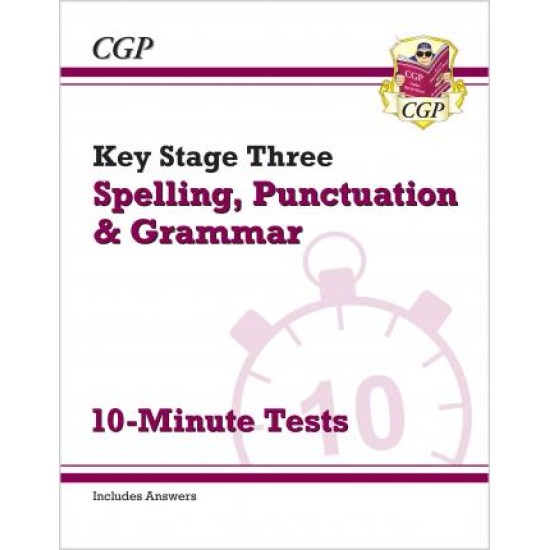 New KS3 Spelling, Punctuation and Grammar 10-Minute Tests (includes answers)