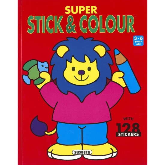 Super Stick and Colour Red : Age 3-6