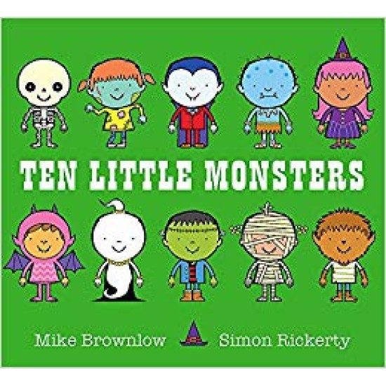 Ten Little Monsters Board Book - Mike Brownlow