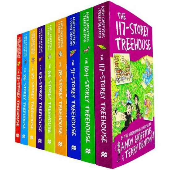 The  Storey Treehouse Collection - Books 1 - 9 - Andy Griffiths and Terry Denton - DELIVERY TO EU ONLY