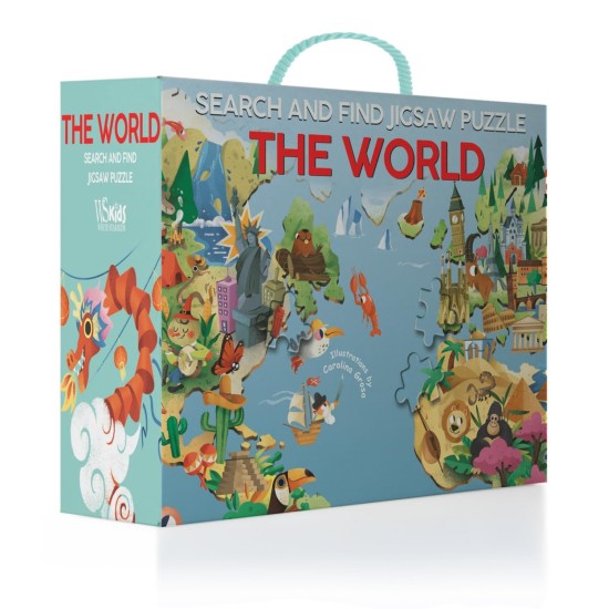 The World : Search and Find Jigsaw Puzzle (36 Pieces)
