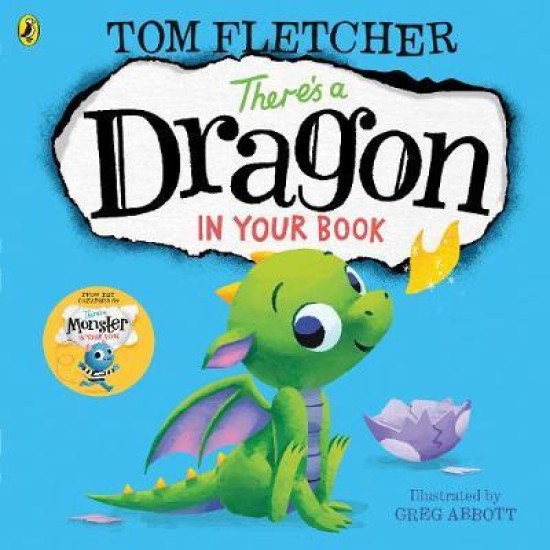 There's a Dragon in Your Book (Board Book) - Tom Fletcher
