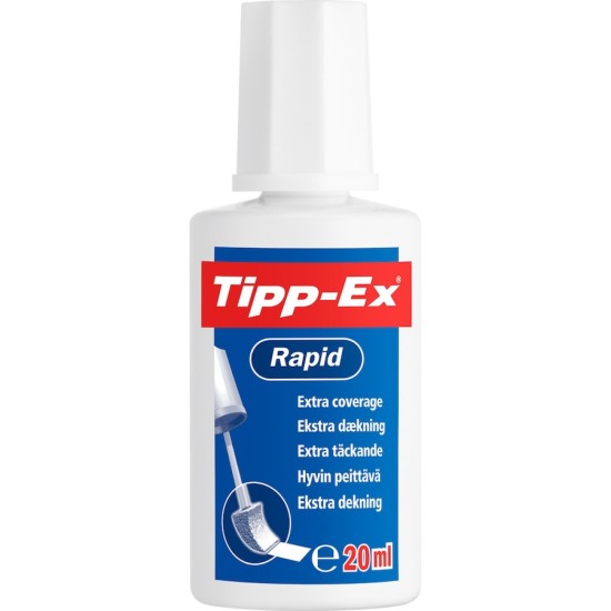Tipp-Ex Corrector Fluid Fast Dry with Foam Brush (Tippex)