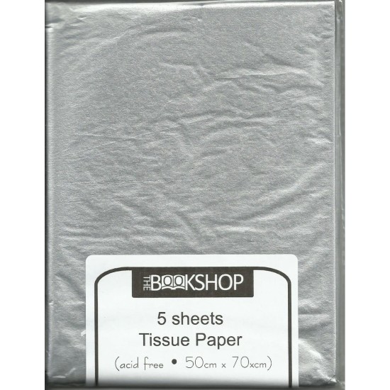 Tissue Paper - 5 Sheets SILVER (DELIVERY TO EU ONLY)