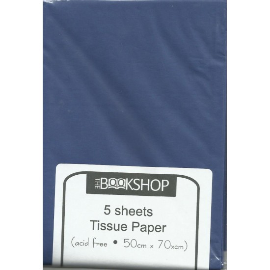 Tissue Paper - 5 Sheets NAVY BLUE (DELIVERY TO EU ONLY)