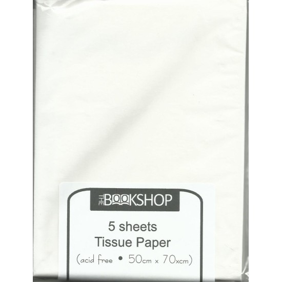 Tissue Paper - 5 Sheets WHITE (DELIVERY TO EU ONLY)