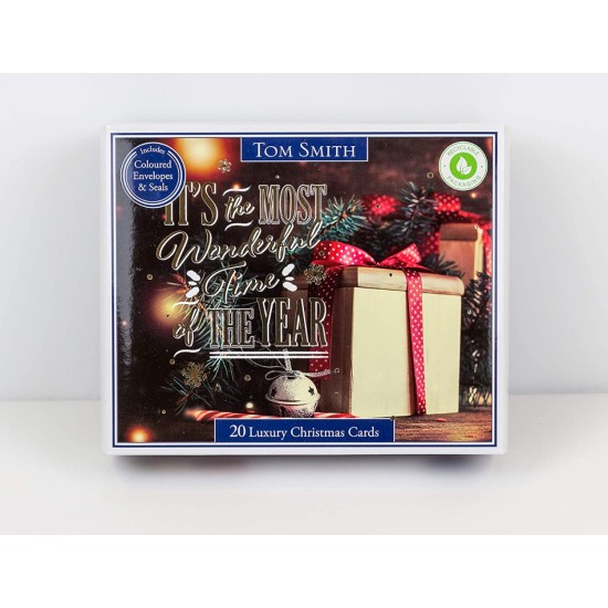 Tom Smith Boxed Christmas Cards - Presents (DELIVERY TO EU ONLY)