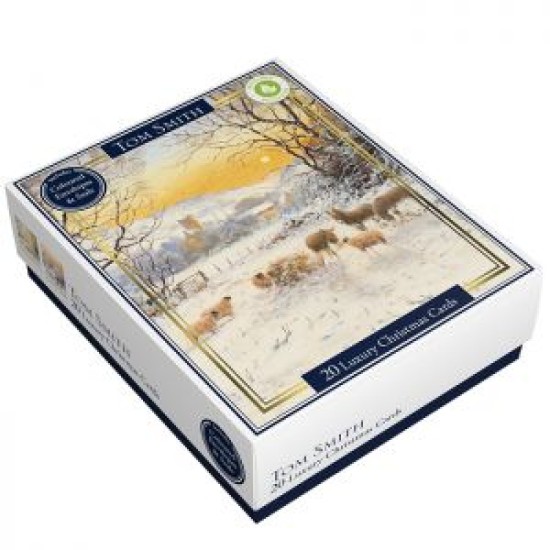 Tom Smith Boxed Christmas Cards - Sheep