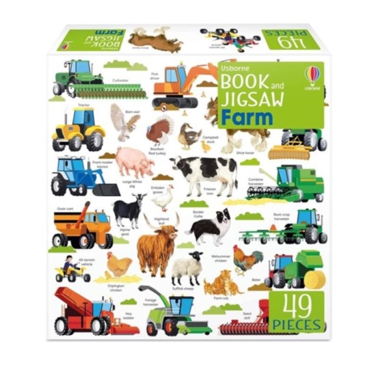 Jigsaw with a Book Farm (49 Pieces)