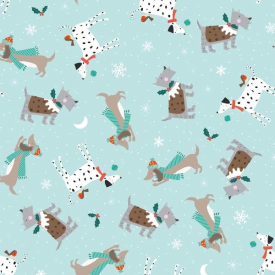 Whistlefish Christmas Sheet Wrap : Dogs (DELIVERY TO EU ONLY)