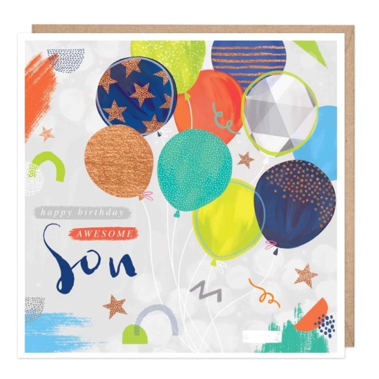 Whistlefish Card -  Awesome Son Birthday Card