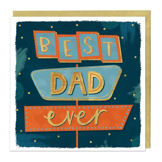 Whistlefish Card - Best Dad Ever Celebration Card