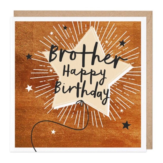 Whistlefish Card -  Brother Birthday Card (DELIVERY TO EU ONLY)