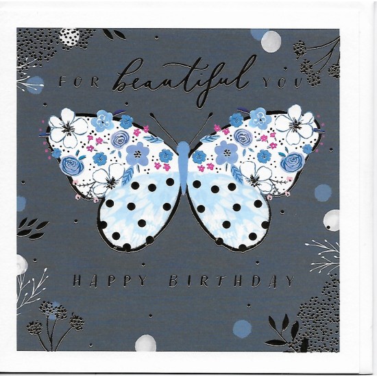 Whistlefish Card -  Butterfly Birthday Card