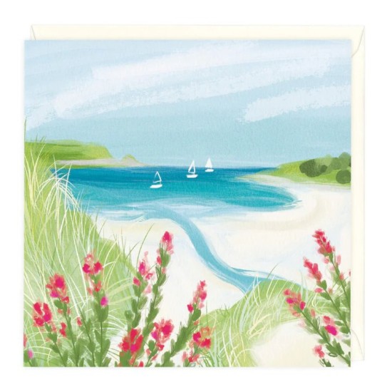 Whistlefish Card - Daymer Bay Art blank card (DELIVERY TO EU ONLY)