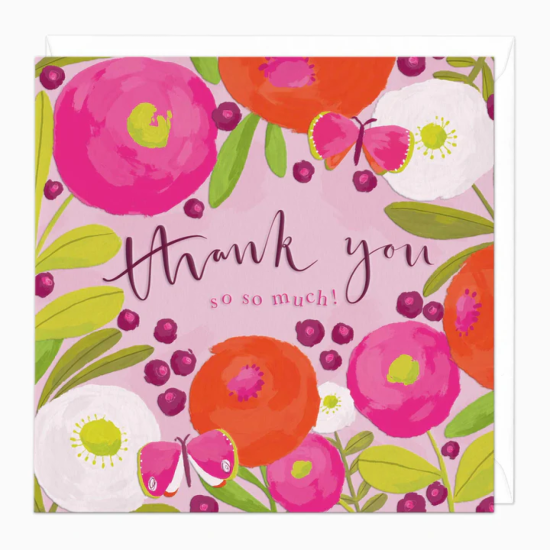 Whistlefish Card - Floral Thank You Card