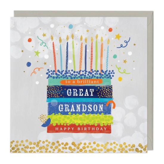 Whistlefish Card -  Great Grandson Birthday Card (DELIVERY TO EU ONLY)