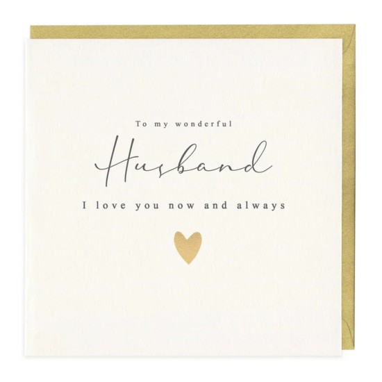 Whistlefish Card -  Husband Simple Heart Card