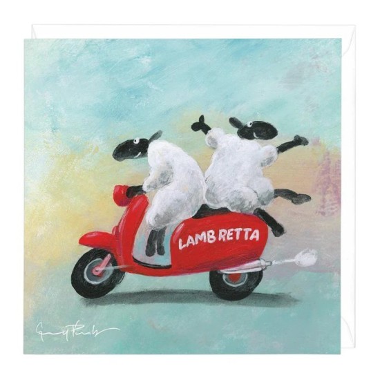 Whistlefish Card - Lambretta blank card (DELIVERY TO EU ONLY)