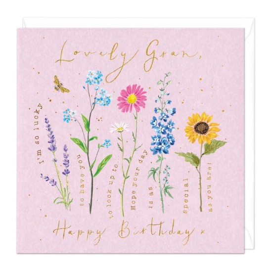 Whistlefish Card -  Lovely Gran Birthday Card (DELIVERY TO EU ONLY)