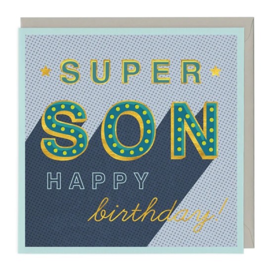 Whistlefish Card -  Son Birthday Card (DELIVERY TO EU ONLY)