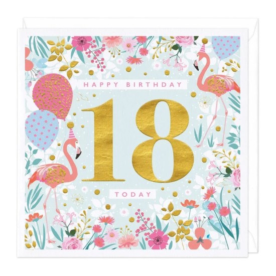 Whistlefish Card - 18th Birthday Card (DELIVERY TO EU ONLY)