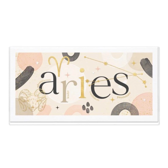 Whistlefish Card - Aries Star Sign Horoscope  Birthday Card (DELIVERY TO EU ONLY)