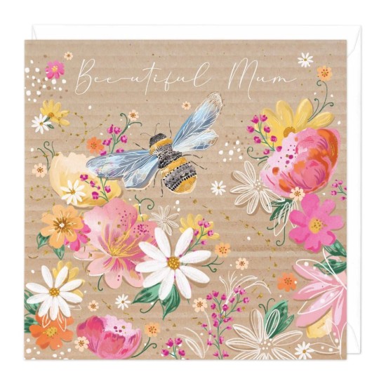 Whistlefish Card - Bee-Utiful Birthday (DELIVERY TO EU ONLY)