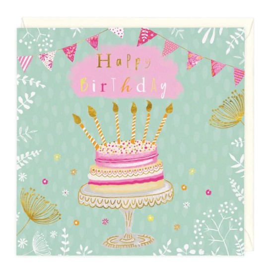 Whistlefish Card - Birthday Cake (DELIVERY TO EU ONLY)