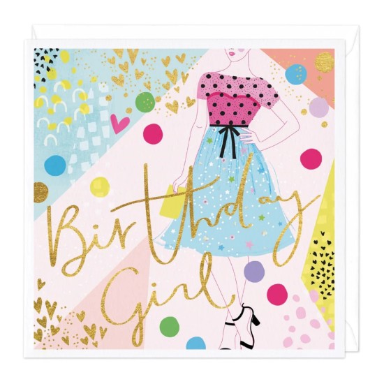 Whistlefish Card - Birthday Girl (DELIVERY TO EU ONLY)