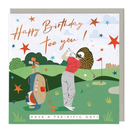 Whistlefish Card - Birthday Golf
