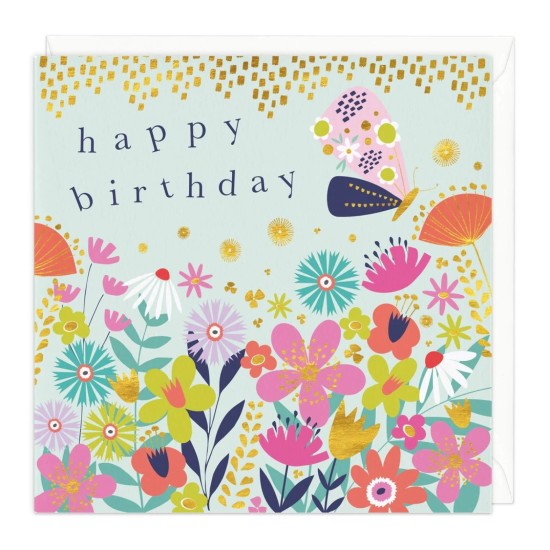 Whistlefish Card - Birthday Meadow (DELIVERY TO EU ONLY)