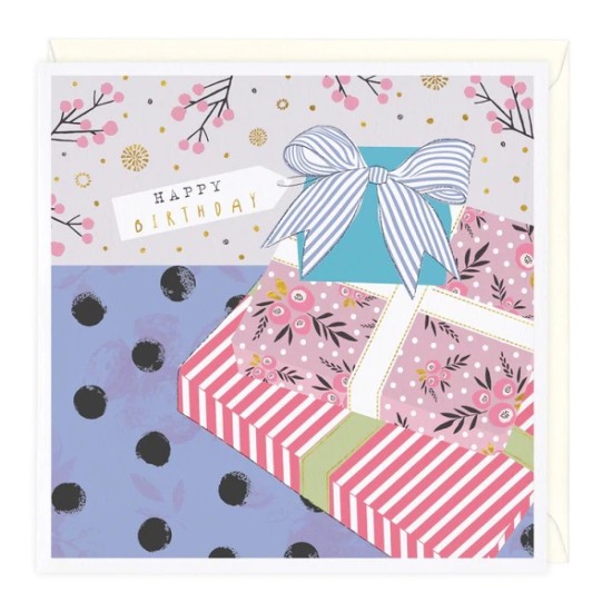 Whistlefish Card - Birthday Presents (DELIVERY TO EU ONLY)