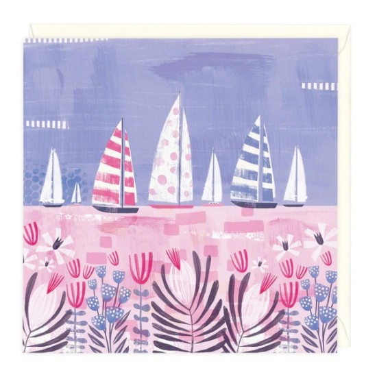 Whistlefish Card - Blank Sailing