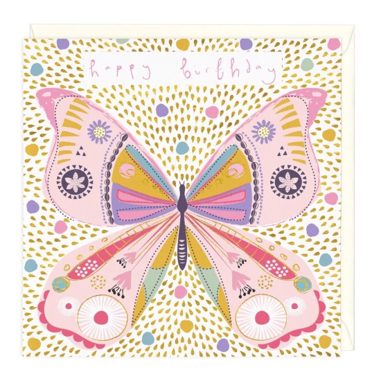 Whistlefish Card - Butterfly Birthday Card (DELIVERY TO EU ONLY)