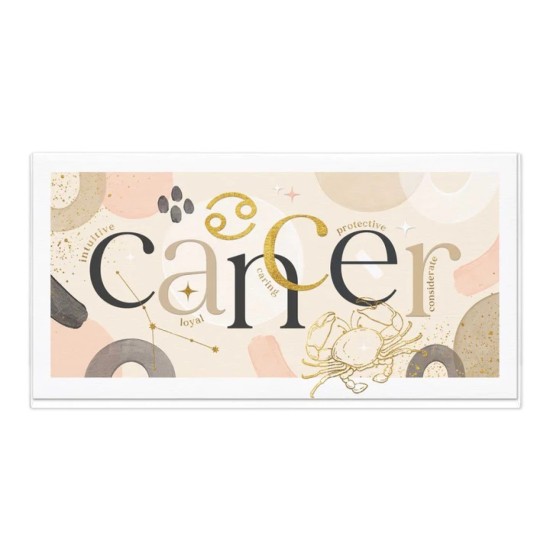 Whistlefish Card - Cancer Star Sign Horoscope  Birthday Card (DELIVERY TO EU ONLY)