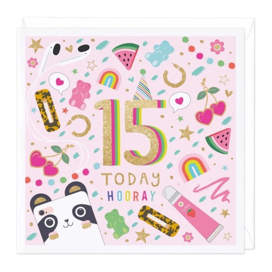 Whistlefish Card - Children's 15th Birthday Card (DELIVERY TO EU ONLY)