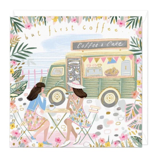 Whistlefish Card - Coffee and Cake Birthday Card (DELIVERY TO EU ONLY)