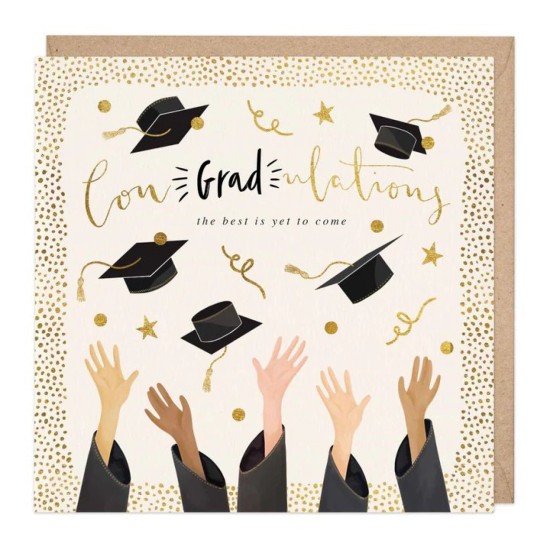 Whistlefish Card - Con-Grad-Ulations graduation card (DELIVERY TO EU ONLY)