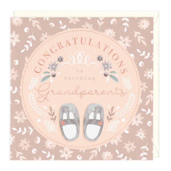 Whistlefish Card - Congratulations On Becoming Grandparents (DELIVERY TO EU ONLY)