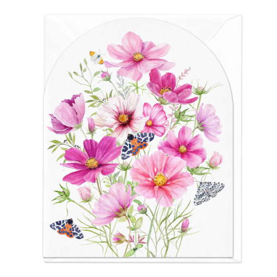 Whistlefish Card - Cosmos Blank Arch Card
