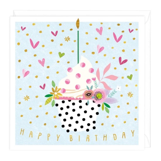 Whistlefish Card - Cupcake Birthday Card (DELIVERY TO EU ONLY)