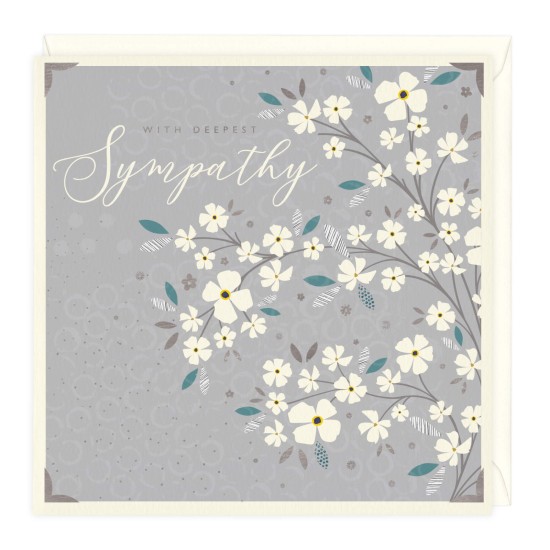 Whistlefish Card - Deepest Sympathy (DELIVERY TO EU ONLY)