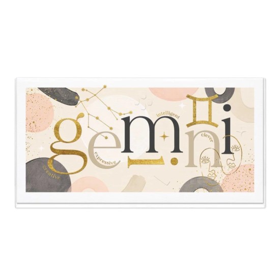 Whistlefish Card - Gemini Star Sign Horoscope Birthday Card (DELIVERY TO EU ONLY)