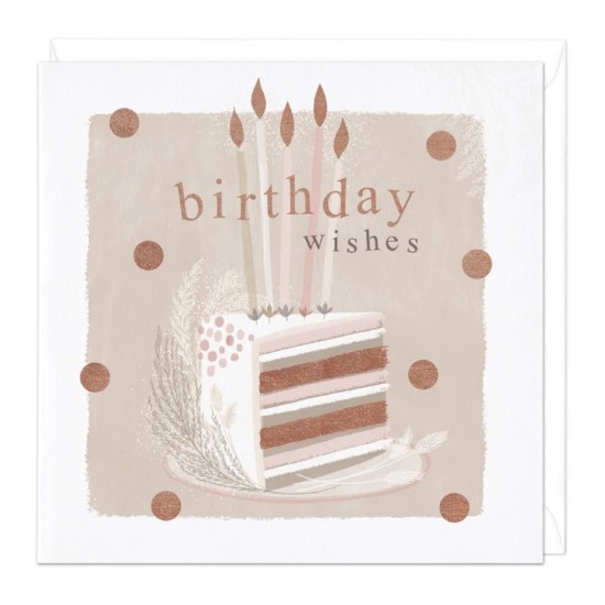 Whistlefish Card - Happy Birthday Cake Birthday Card (DELIVERY TO EU ONLY)