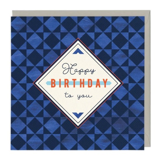 Whistlefish Card - Happy Birthday Diamonds (DELIVERY TO EU ONLY)