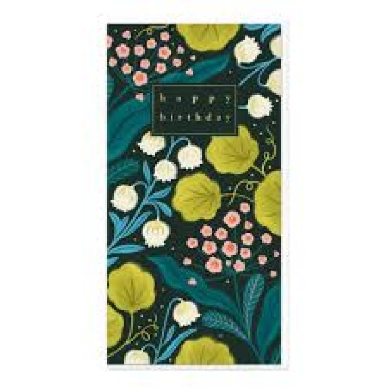 Whistlefish Card - Happy Birthday Floral Card