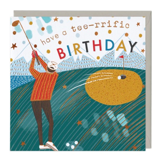 Whistlefish Card - Have a Tee-rrific Birthday (DELIVERY TO EU ONLY)